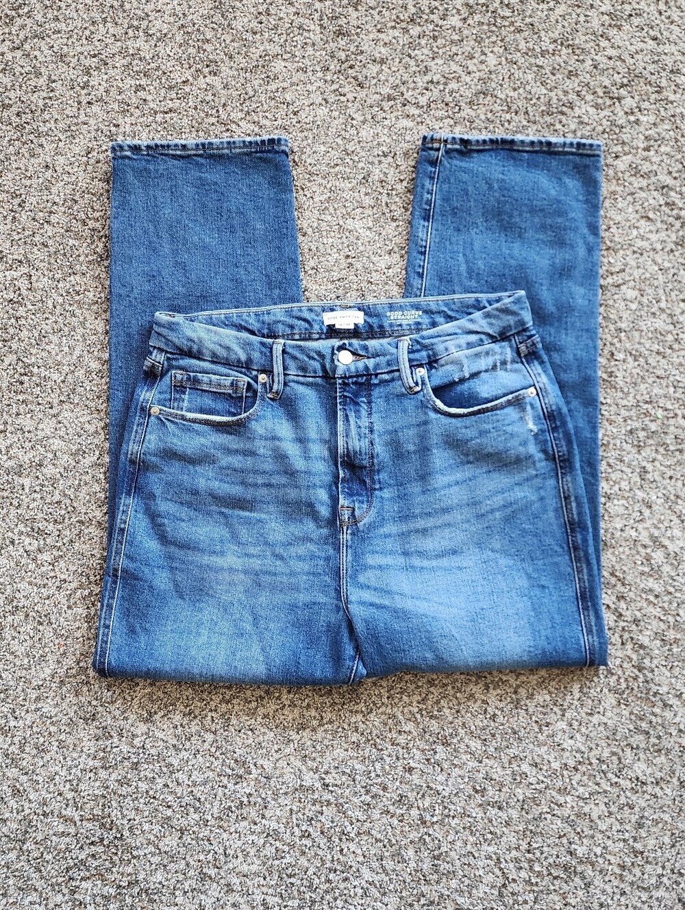 Good American Good Curve Straight Womems Jeans 31